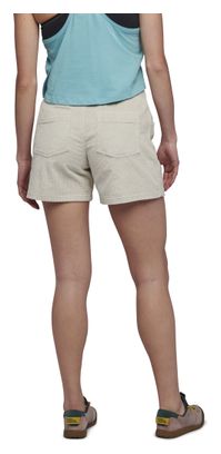 Pantaloncini Black Diamond Dirtbag in velluto a coste beige da donna