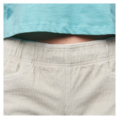 Pantaloncini Black Diamond Dirtbag in velluto a coste beige da donna