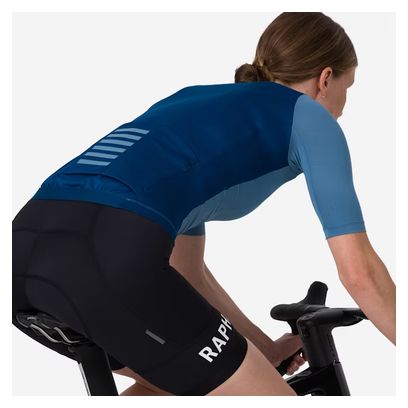 Maillot Manches Courtes Femme Rapha Pro Team Training Bleu