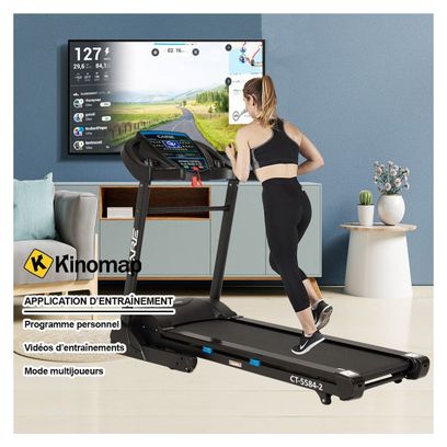 Tapis de course Connecté CARE - CT-5584-3 - 18km/h - Kinomap