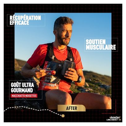Isostar Long Energy +3H Macchiato/Noisette hersteldrank - 450 g