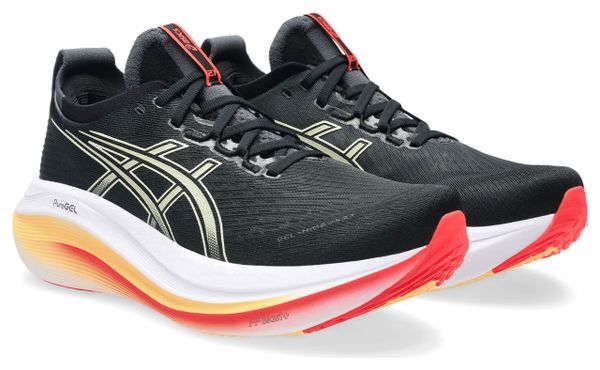 Chaussures Running Asics Gel-Nimbus 27 Noir/Orange Homme