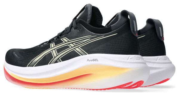 Chaussures Running Asics Gel-Nimbus 27 Noir/Orange Homme
