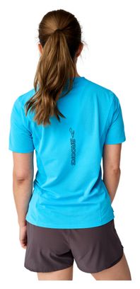 Maglia a maniche corte Brooks High Point blu da donna