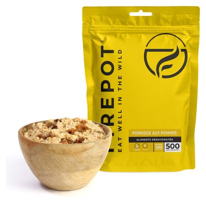 Comida liofilizada Firepot: gachas de avena con manzana - 125 g