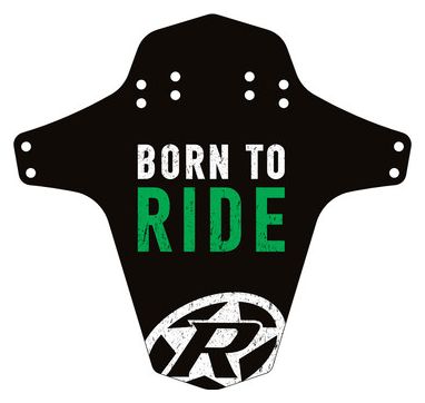 Front Fender Reverse Born to Ride Green