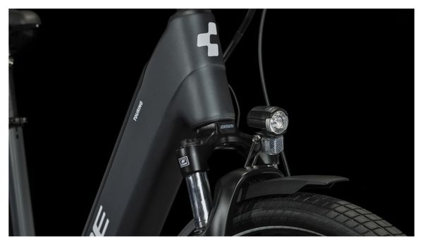 Trekking E-Bike Cube Touring Hybrid One 500 Easy Entry Shimano Alivio 9V 500 Wh 700 mm Grau 2023