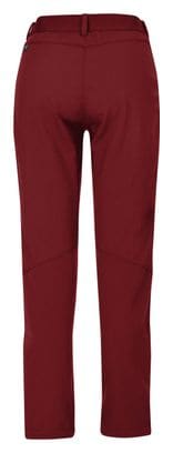 Pantaloni Softshell da donna Salewa Dolomia Rosso