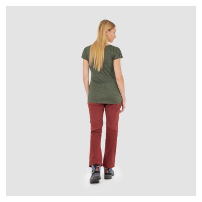 Pantalón Softshell Salewa Dolomia Mujer Rojo