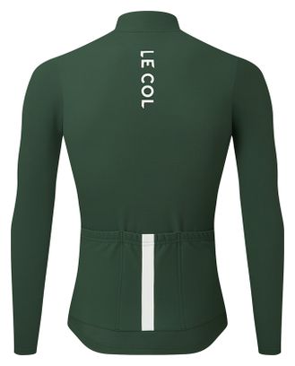 Aqua Zero Long Sleeve Pro Collar Jersey Green