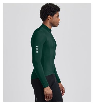 Aqua Zero Long Sleeve Pro Collar Jersey Green