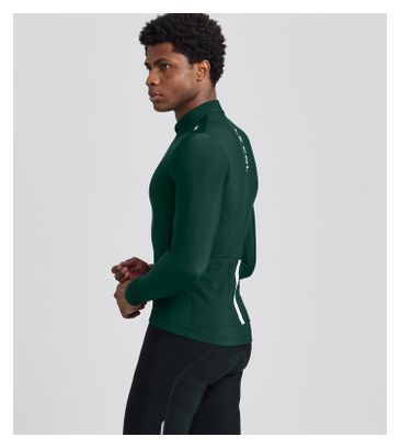 Aqua Zero Long Sleeve Pro Collar Jersey Green