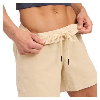 Pantaloncini Black Diamond Dirtbag Twill Beige da donna