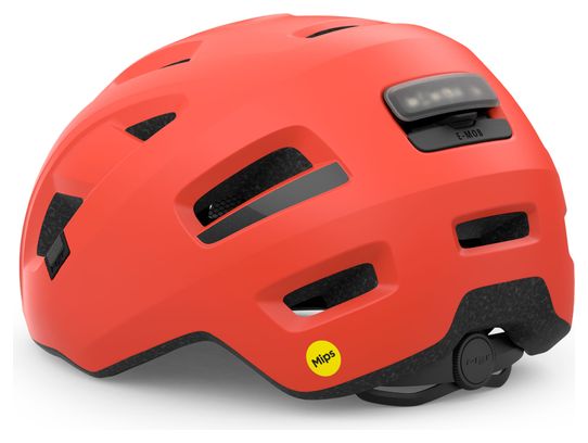 Met E-Mob Mips oranje stedelijke helm