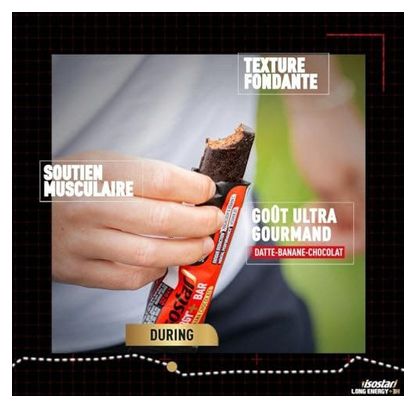 Barrita energética Isostar Longue Energy +3h Plátano/Chocolate - 32 g