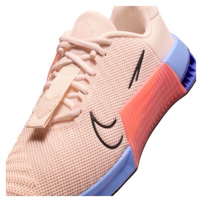 Chaussures Training Nike Metcon 9 Rose Rouge Bleu Femme