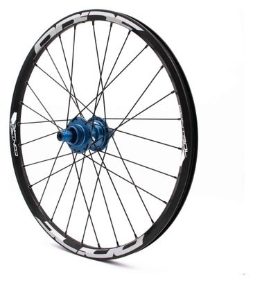 Paire de Roues Pride Control V1 Expert Disc 28H Moyeu Bleu