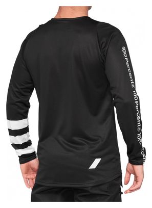 R-Core 100% Kids Long Sleeve Jersey Black / White