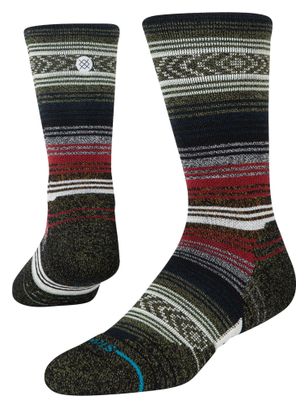 Stance Mid Wool Crew Socks Black/Red