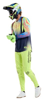 Maillot Manches Longues Troy Lee Designs Sprint Ultra Bleu/Jaune