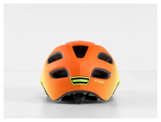 Bontrager Tyro Kids Helmet Orange / Radioactive Yellow Metallic