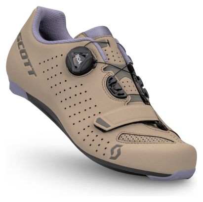 Zapatillas de carretera Scott Road Comp Boa beige/rosa para mujer