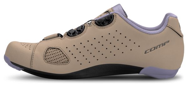 Zapatillas de carretera Scott Road Comp Boa beige/rosa para mujer