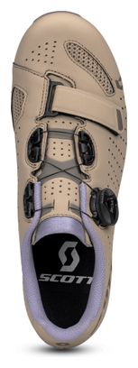 Zapatillas de carretera Scott Road Comp Boa beige/rosa para mujer