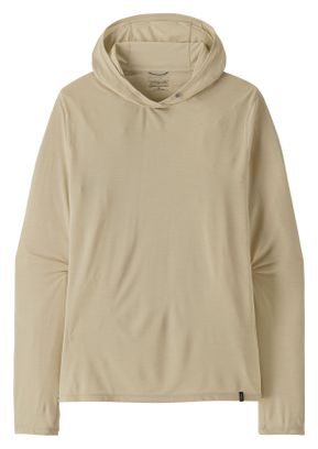 Maglietta tecnica a maniche lunghe Patagonia Cap Cool Ultra Hoody beige da uomo