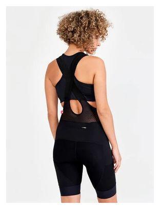 Pantaloncini pettorina Craft ADV Offroad Donna Nero