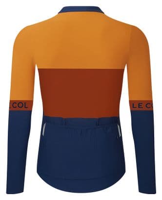 Le Col Sport Tricolour Long Sleeve Jersey Blue/Brown