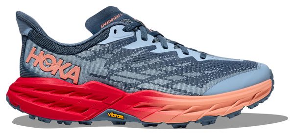 Chaussures Trail Hoka One One Speedgoat Bleu Rouge Rose Femme