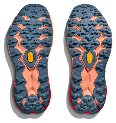 Hoka One One Speedgoat 5 Azul Rojo Rosa Zapatillas de trail para mujer