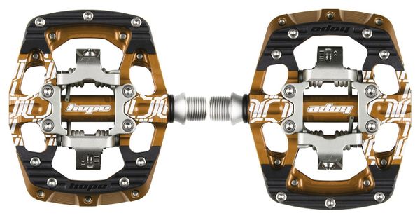 Paar Hope Union GC Automatische Pedalen Brons