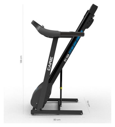 Tapis de course connecté - 14km/h - CARE - KINOMAP Bleu