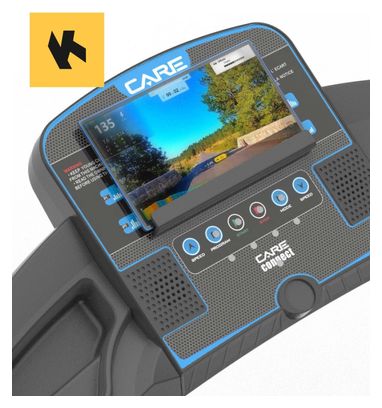 Tapis de course connecté - 14km/h - CARE - KINOMAP Bleu