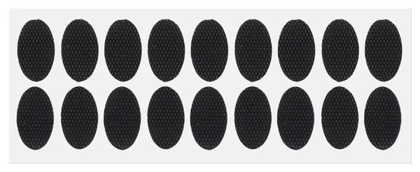 Kit Sportenzia Universele Helmvoering 27 Stuks Traagschuim Zwart