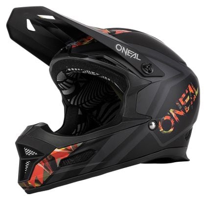 O'Neal Solid Fury Mahalo Integrale Helm Zwart / Oranje