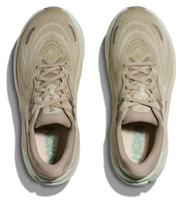 Hoka Arahi 8 Beige/Green Women's Running Shoes