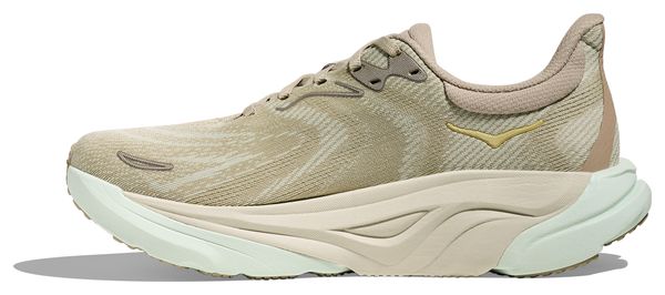 Hoka Arahi 8 Beige/Green Women's Running Shoes
