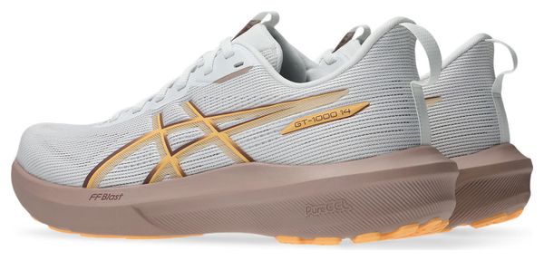 Scarpe da corsa Asics GT-1000 14 Bianco/Arancione Donna