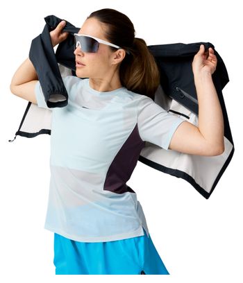 Maglia a maniche corte Brooks High Point blu da donna