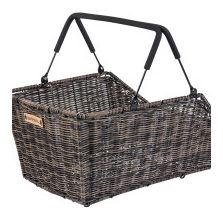 BASIL Cesto para Bicicleta Cento Rattan Look Multi System 49 X 34 X 26 Cm - Marrón