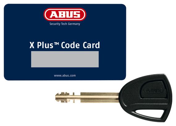 Abus Bordo Big Alarm XPlus 6000KA Folding Lock 120 cm Black + SH Carrier