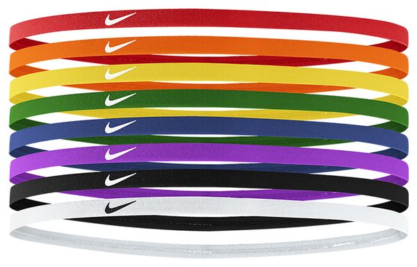 Nike Magere Haarbanden Multi-Kleur (x8)