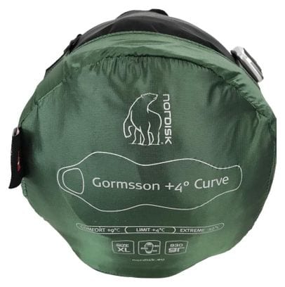 Nordisk Gormsson 4° XL Curve Green Sleeping Bag