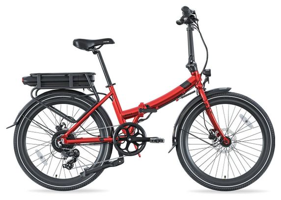 Vélo Pliant Electrique Legend Siena 24  13Ah (468Wh) 7v Rouge Strawberry