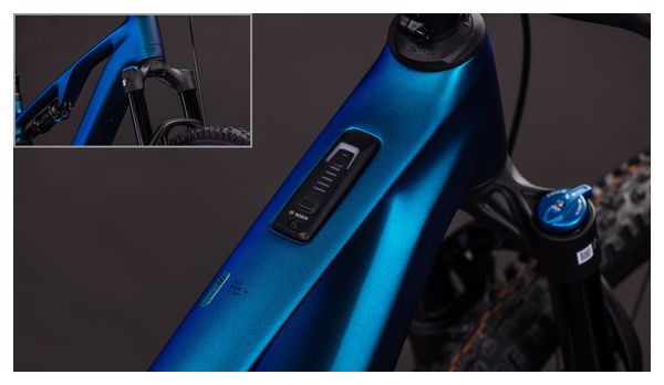 VTT Électrique Tout-Suspendu Cube AMS Hybrid One44 C:68X SLX 400X Shimano 12V 400 Wh Bosch 60 Nm 29'' Bleu Nebula 2026