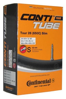 Continental Tour 26 Slim binnenband 26 x 1.125'' / 1.3'' - 28-559 / 32-597 - Presta 42 mm