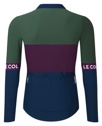 Maglia a manica lunga Le Col Sport Tricolour Blue/Purple
